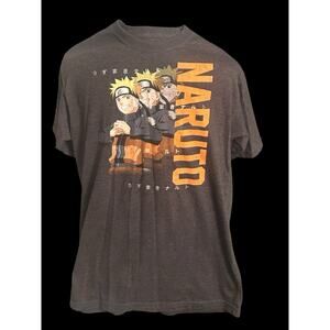 Naruto Shippuden Youth Shirt‎ Extra Large Ripple Junction Gray Short Sleeve